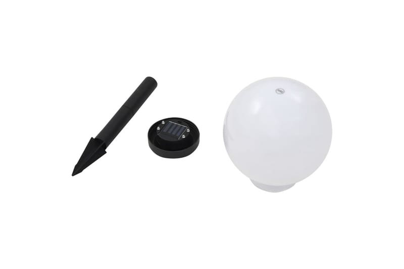 Utendørs sollampe 3 stk LED kuleformet 20 cm RGB - Belysning - Utebelysning - Solcelle utelys & solcellelamper