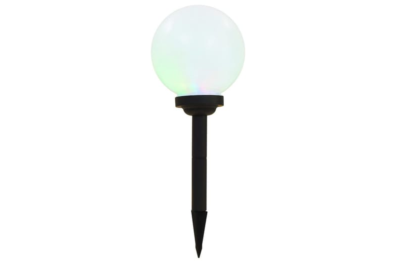 Utendørs sollampe 3 stk LED kuleformet 20 cm RGB - Belysning - Utebelysning - Solcelle utelys & solcellelamper