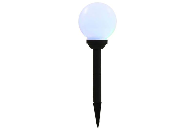 Utendørs sollampe 4 stk LED kuleformet 15 cm RGB - Belysning - Utebelysning - Solcelle utelys & solcellelamper