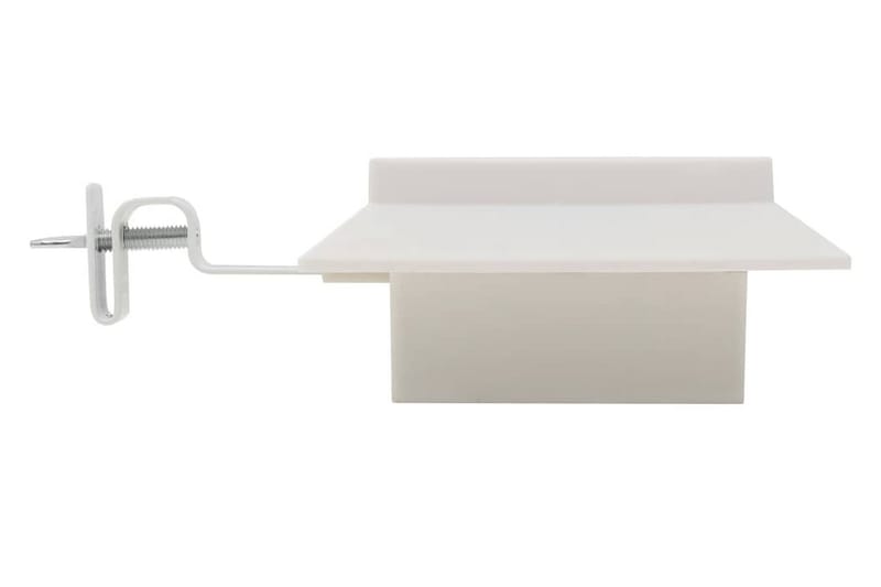 Utendørs sollampe 6 stk LED firkantet 12 cm hvit - Belysning - Utebelysning - Solcelle utelys & solcellelamper