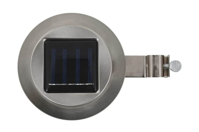 Utendørs sollampe 6 stk LED rund 12 cm hvit - Belysning - Utebelysning - Solcelle utelys & solcellelamper