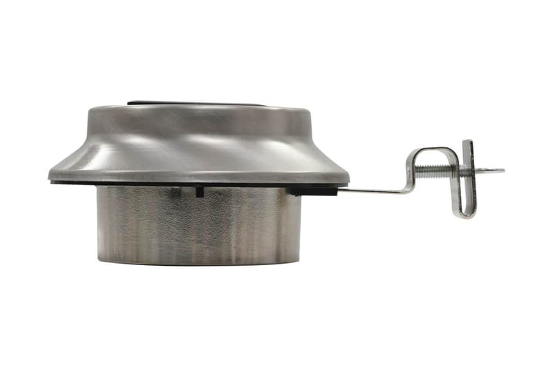 Utendørs sollampe 6 stk LED rund 12 cm hvit - Belysning - Utebelysning - Solcelle utelys & solcellelamper