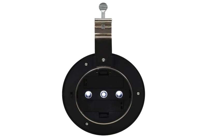 Utendørs sollampe 6 stk LED rund 12 cm hvit - Belysning - Utebelysning - Solcelle utelys & solcellelamper