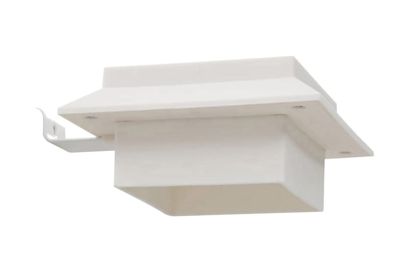 Utendørs sollamper 12 stk LED firkantet 12 cm hvit - Belysning - Utebelysning - Solcelle utelys & solcellelamper