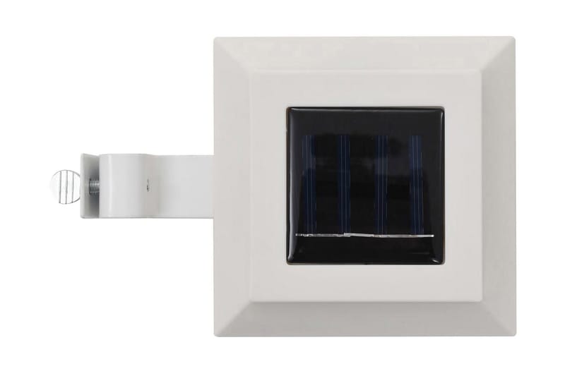 Utendørs sollamper 12 stk LED firkantet 12 cm hvit - Belysning - Utebelysning - Solcelle utelys & solcellelamper