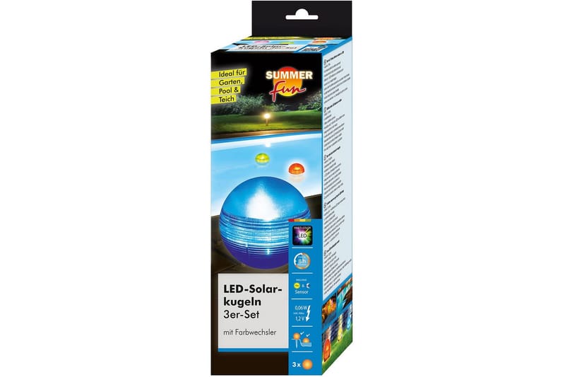 Solcellebelysning Planet Pool Kule Flytende RGB 3 stk - Belysning - Utebelysning - Solcelle utelys & solcellelamper