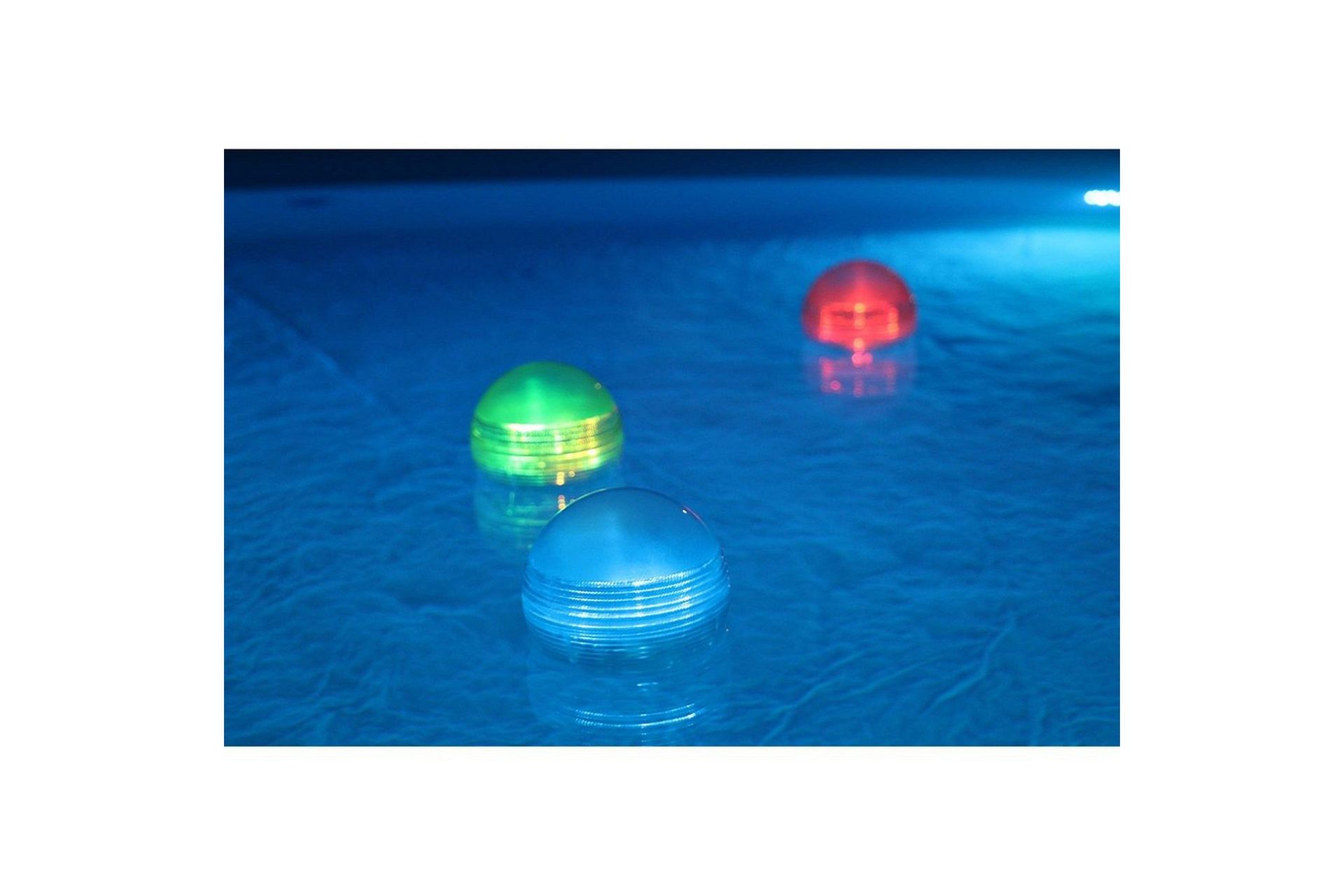 Solcellebelysning Planet Pool Kule Flytende RGB 3 stk -