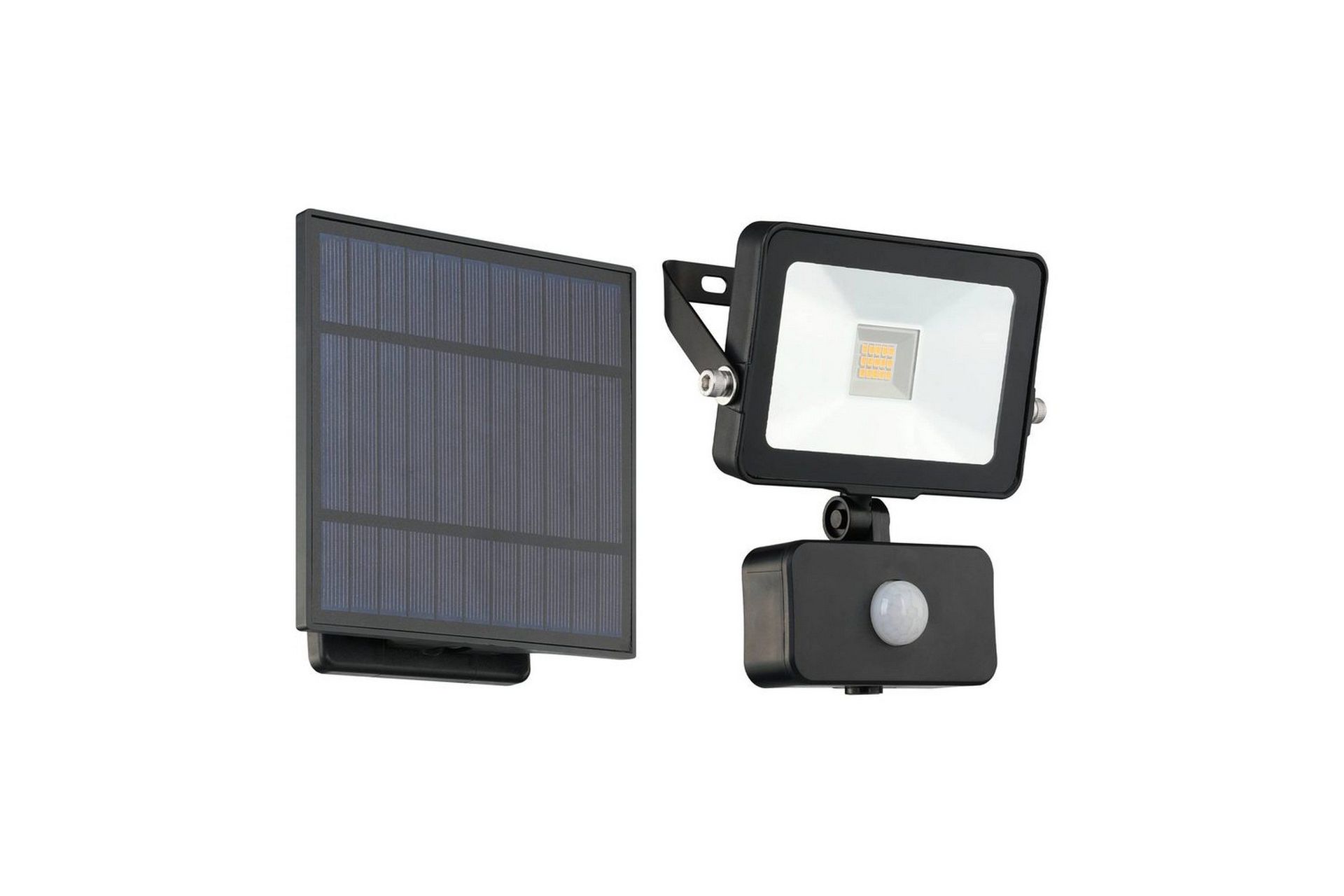 Solcellelampe Eglo Villagrappa med sensor - Svart