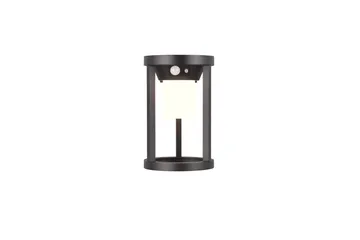 Solcellvägglampa Carmo Antracit Matte Black - Belysning - Utebelysning - Solcelle utelys & solcellelamper