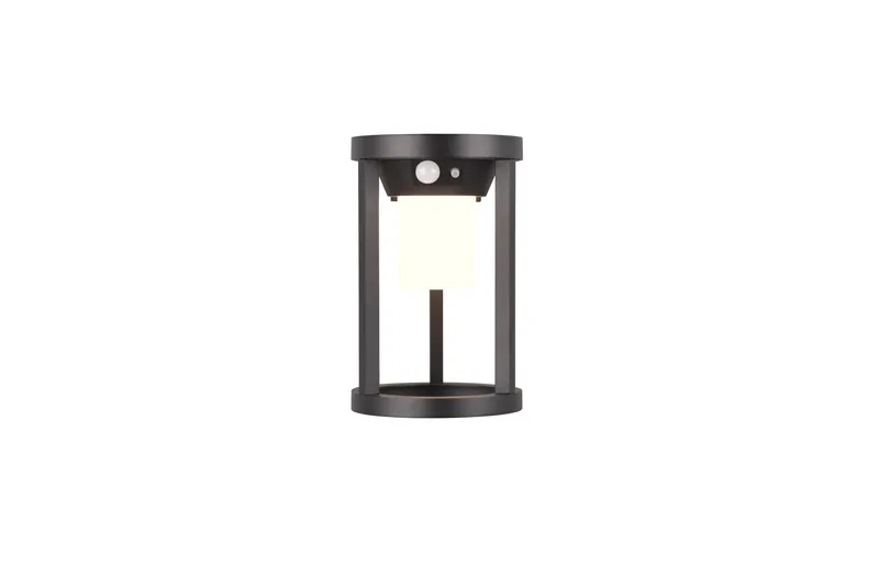 Solcellvägglampa Carmo Antracit Matte Black - Belysning - Utebelysning - Solcelle utelys & solcellelamper