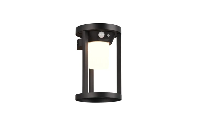 Solcellvägglampa Carmo Antracit Matte Black, undefined