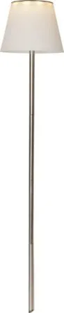 Solini solcellelampe 90 cm, hvit/sølv