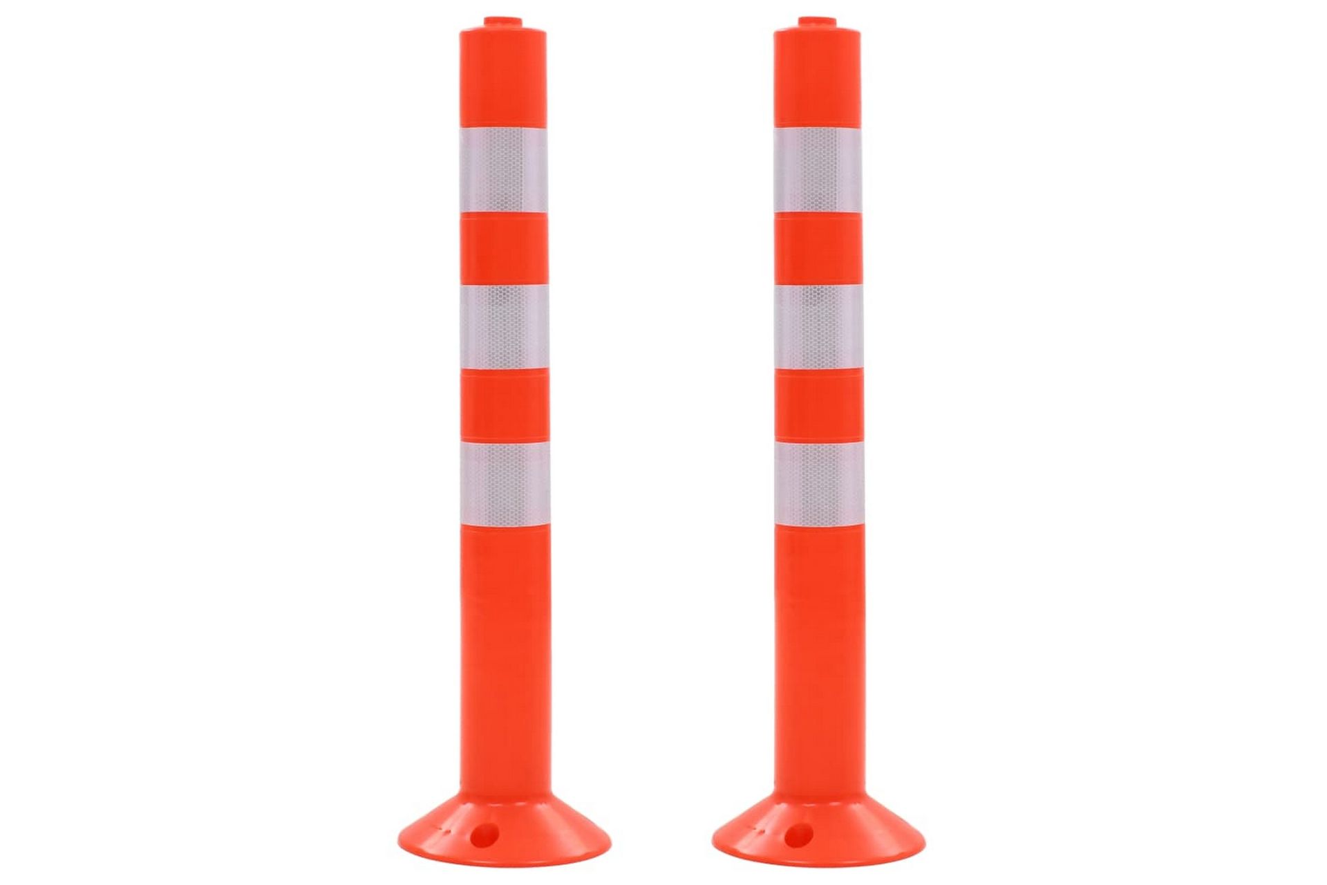 Sperrestolper 2 stk plast 75 cm - Belysning - Utebelysning