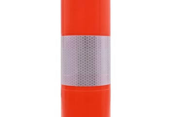 Sperrestolper 2 stk plast 75 cm - Belysning - Utebelysning