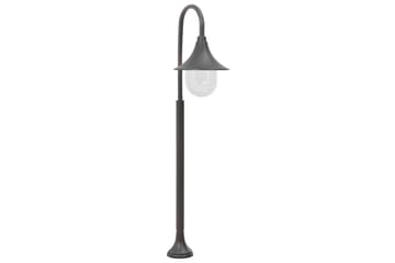 Hagelyktestolpe E27 120 cm aluminium bronse - Belysning - Utebelysning - Stolpelykt & portlykt