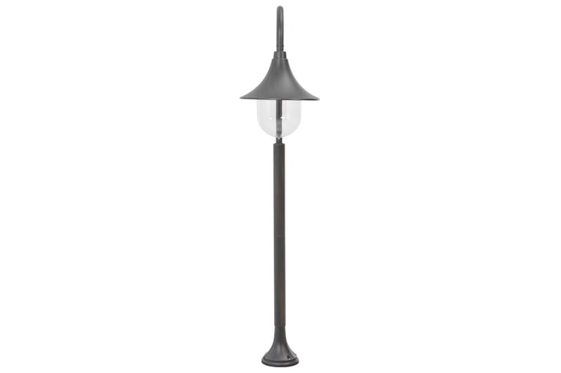 Hagelyktestolpe E27 120 cm aluminium bronse - Belysning - Utebelysning - Stolpelykt & portlykt