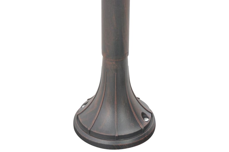 Hagelyktestolpe E27 120 cm aluminium bronse - Belysning - Utebelysning - Stolpelykt & portlykt