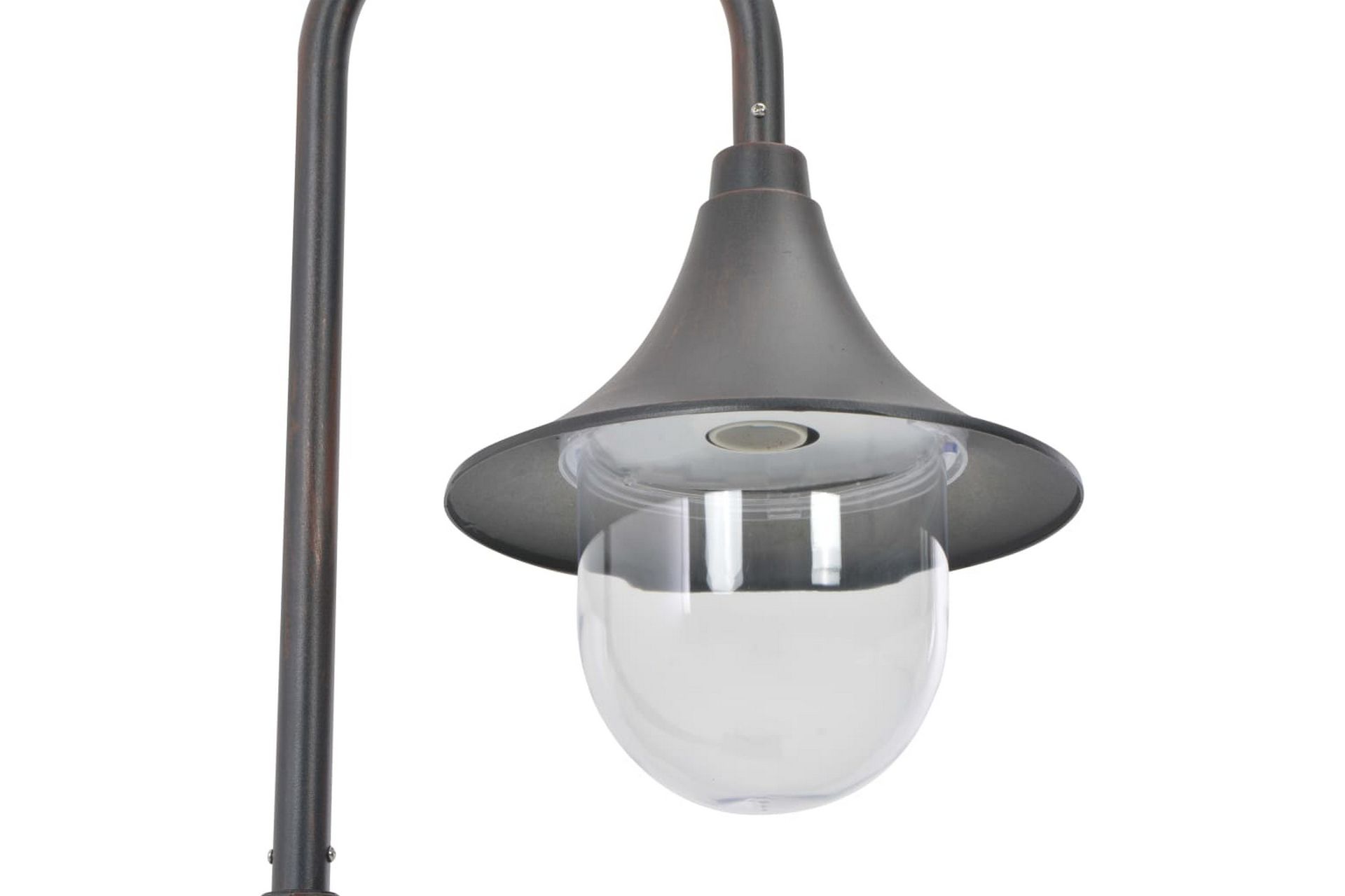 Hagelyktestolpe E27 120 cm aluminium bronse - Belysning - Utebelysning - Stolpelykt & portlykt