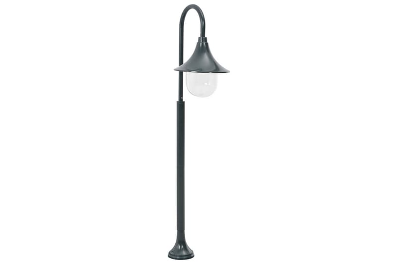 Hagelyktestolpe E27 120 cm aluminium mørkegrønn - Belysning - Utebelysning - Stolpelykt & portlykt