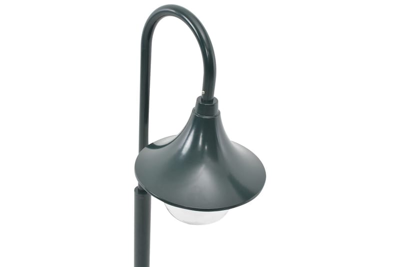 Hagelyktestolpe E27 120 cm aluminium mørkegrønn - Belysning - Utebelysning - Stolpelykt & portlykt