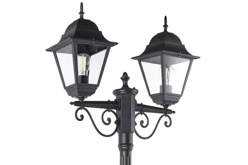 Sukri Lyktestolpe 222 cm - Svart - Belysning - Utebelysning - Stolpelykt & portlykt