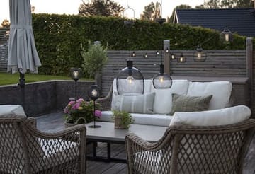Sunlight solcellelampe 19 cm - svart - Belysning - Utebelysning - Solcelle utelys & solcellelamper