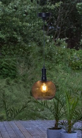 Sunlight solcellelampe 19 cm - svart - Belysning - Utebelysning - Solcelle utelys & solcellelamper