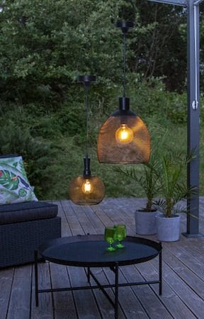 Sunlight solcellelampe 19 cm - svart - Belysning - Utebelysning - Solcelle utelys & solcellelamper