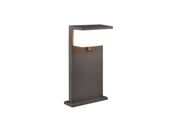 Trio Lighting Nestos LED Pullert 45 cm antrasitt bevegelsessensor - Belysning - Utebelysning