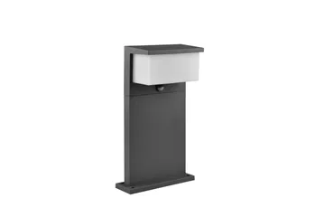 Trio Lighting Nestos LED Pullert 45 cm antrasitt bevegelsessensor - Belysning - Utebelysning