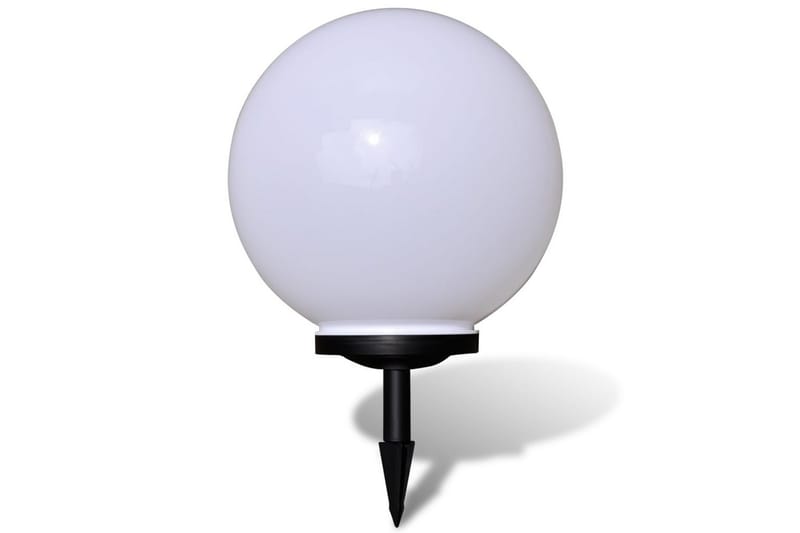 Utendørs Soldrevet Ball Lys LED 40 cm 1 stk - Hvit - Utebelysning - Pullert