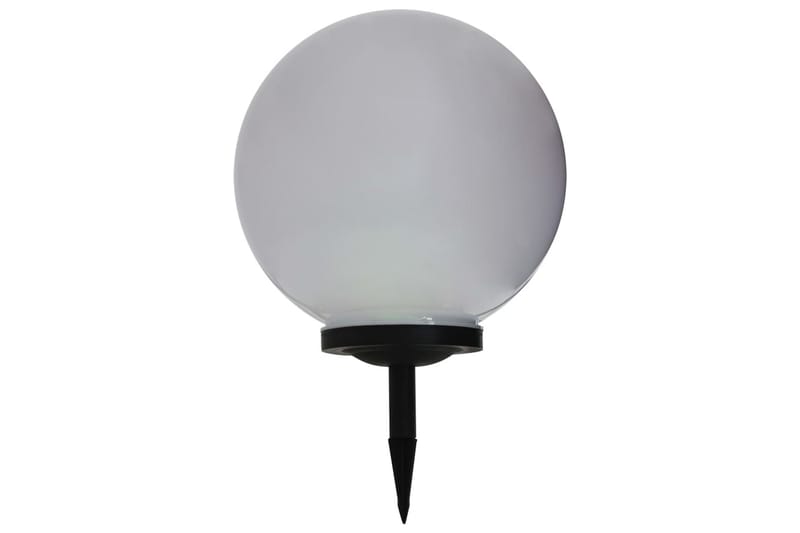 Utendørs sollampe 2 stk LED kuleformet 40 cm RGB - Solcelle utelys & solcellelamper - Utebelysning