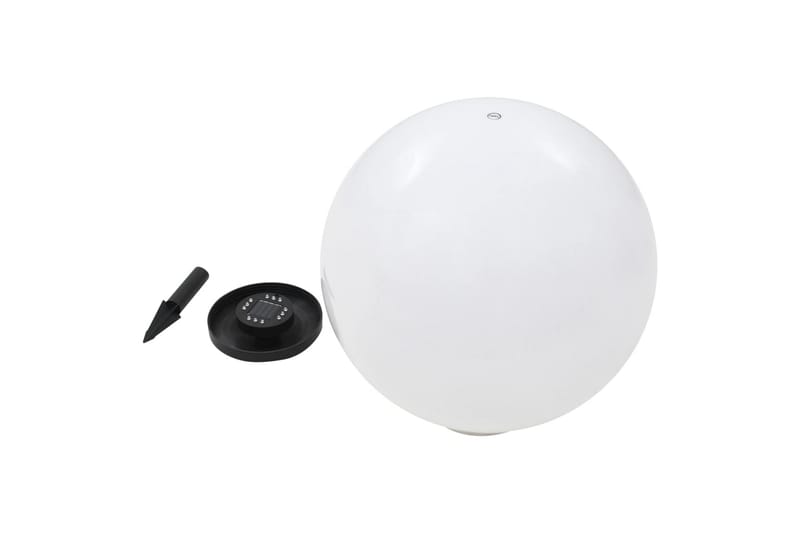 Utendørs sollampe 2 stk LED kuleformet 50 cm RGB - Belysning - Utebelysning - Solcelle utelys & solcellelamper