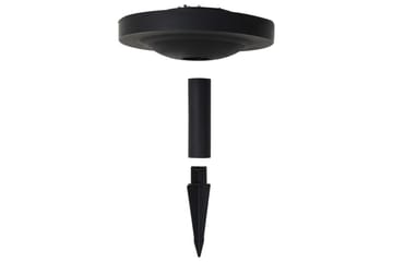 Utendørs sollampe LED kuleformet 40 cm RGB - Belysning - Utebelysning - Solcelle utelys & solcellelamper