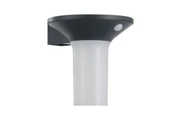 Vegglampe Utendørs Eglo Corbezzola med Sensor - Antracit/Hvit - Belysning - Utebelysning - Solcelle utelys & solcellelamper
