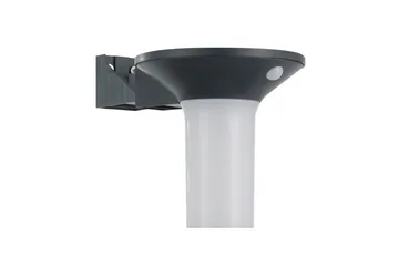 Vegglampe Utendørs Eglo Corbezzola med Sensor - Antracit/Hvit - Belysning - Utebelysning - Solcelle utelys & solcellelamper