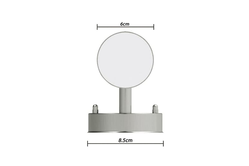 Vegglamper med Bevegelsesdetektor 2stk 11 x 35 cm - Sølv - Belysning - Utebelysning