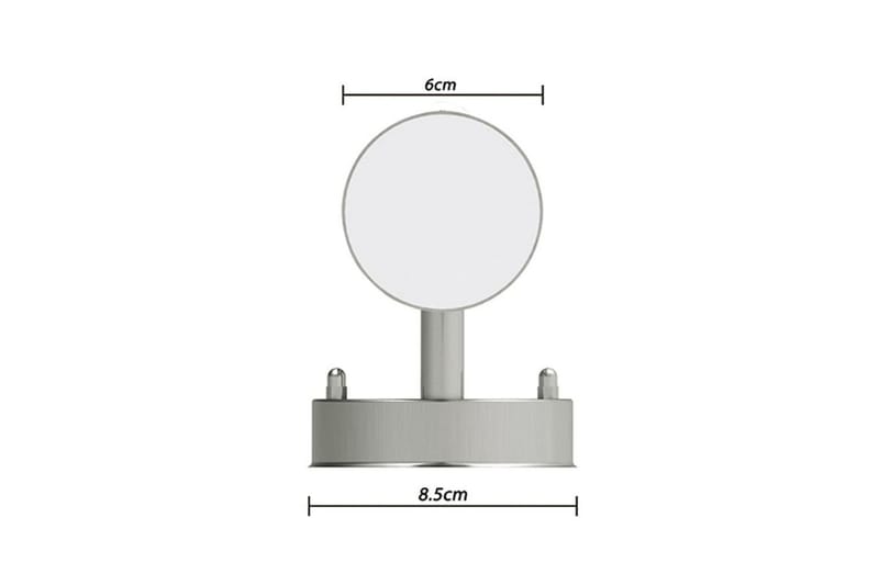 Vegglamper med Bevegelsesdetektor 2stk 11 x 35 cm - Sølv - Utebelysning - Fasadebelysning - Entrébelysning