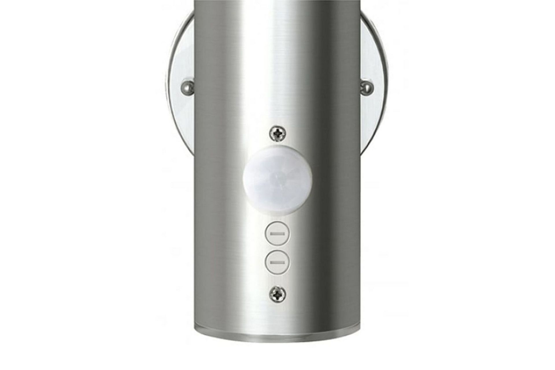 Vegglamper med Bevegelsesdetektor 2stk 11 x 35 cm - Sølv - Belysning - Utebelysning