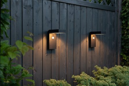 Vici solcellevegglykt 9 cm - svart - Belysning - Utebelysning - Solcelle utelys & solcellelamper