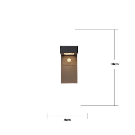 Vici solcellevegglykt 9 cm - svart - Belysning - Utebelysning - Solcelle utelys & solcellelamper