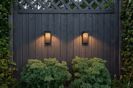 Vici solcellevegglykt 9 cm - svart - Belysning - Utebelysning - Solcelle utelys & solcellelamper
