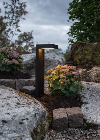 Vicini solcellepullert 38 cm - svart - Belysning - Utebelysning
