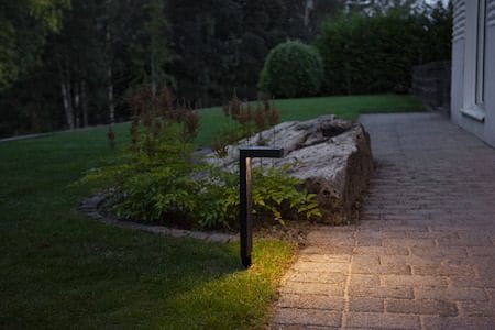 Vicini solcellepullert 38 cm - svart - Belysning - Utebelysning