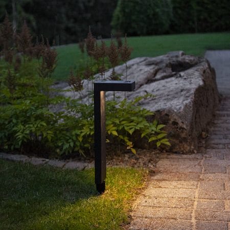 Vicini solcellepullert 38 cm - svart - Belysning - Utebelysning