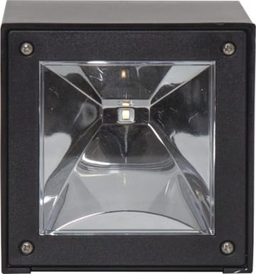 Wally Cube solcellevegglykt 10 cm - svart - Belysning - Utebelysning - Solcelle utelys & solcellelamper