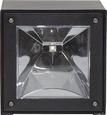 Wally Cube solcellevegglykt 10 cm - svart - Belysning - Utebelysning - Solcelle utelys & solcellelamper