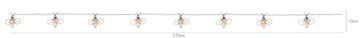 Wings solcellelysslynge 210 cm - bronse - Belysning - Utebelysning - Solcelle utelys & solcellelamper