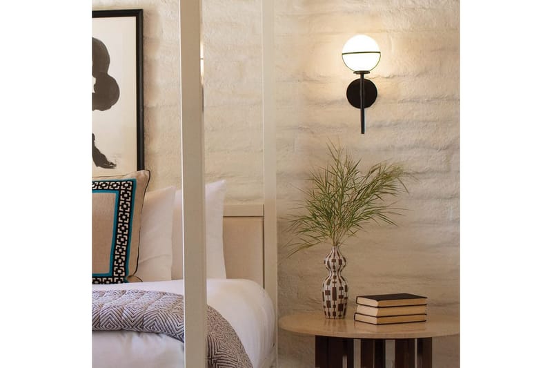 Vegglampe Hinkley Hollis Svart - Svart - Belysning - Baderomsbelysning