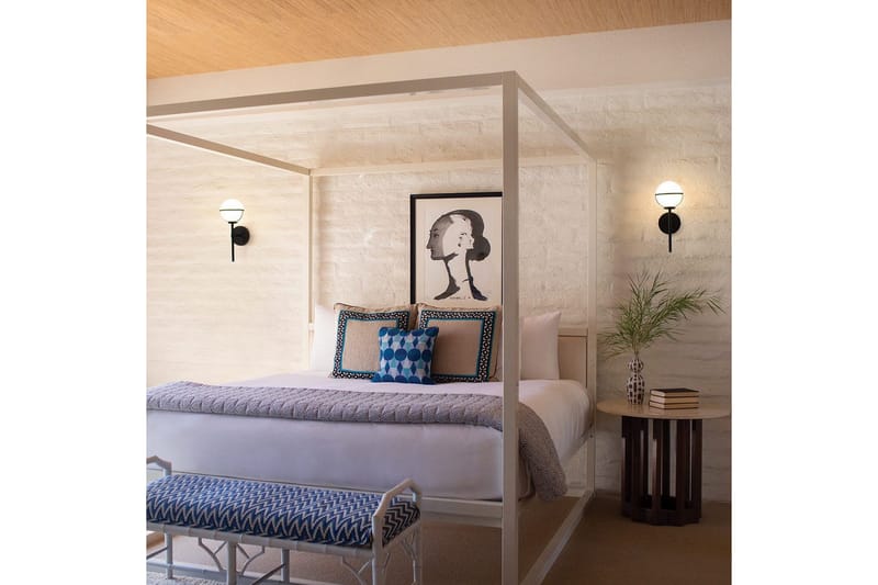 Vegglampe Hinkley Hollis Svart - Svart - Belysning - Baderomsbelysning